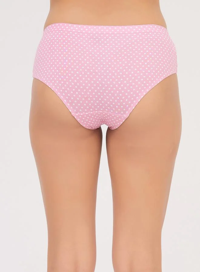 كلوفيا طقم سراويل داخلية هيبستر بطبعة بولكا من 3 قطع